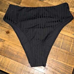 Lululemon Black High-Waisted Swim Bottom